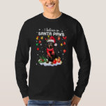 I Believe In Santa Paws Dachshund Cute Christmas T-Shirt<br><div class="desc">I Believe In Santa Paws Dachshund Cute Christmas</div>