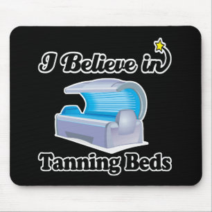i believe in tanning beds mouse pad