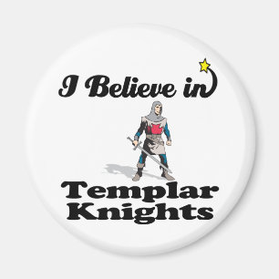 i believe in templar knights magnet