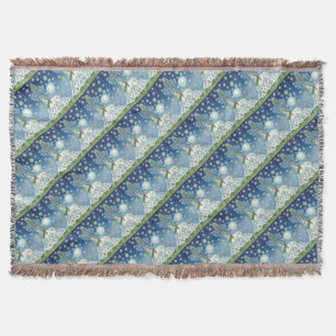 I Believe In The Christmas Unicorn THROW BLANKET