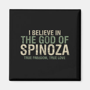 I Believe In The God Of Spinoza Cool Philosopher Q Magnet