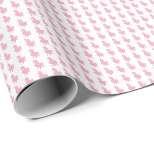 I believe in the invisible pink unicorn. wrapping paper