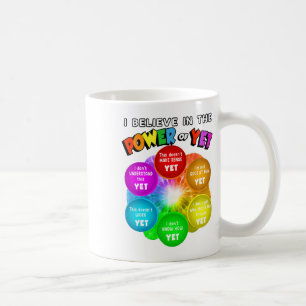 I Believe In The Power Of Yet Back To School Growt Coffee Mug