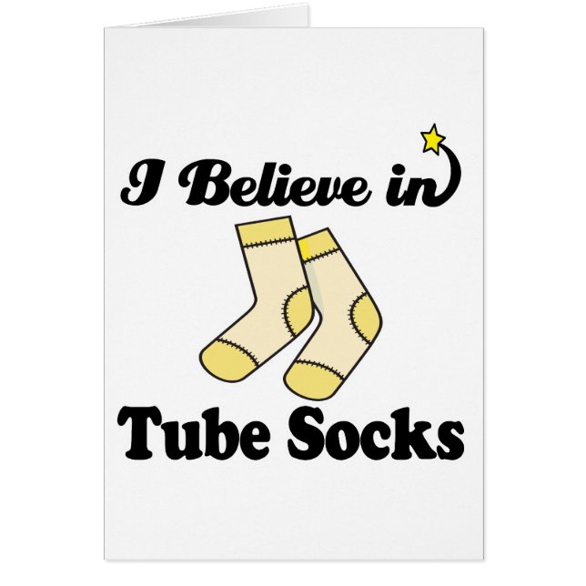 i believe in tube socks (Front)
