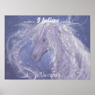 I Believe In Unicorns by MSHines v1 Poster