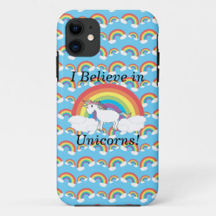 I believe in unicorns iPhone 11 case