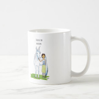 i believe in unicorns coffee mug