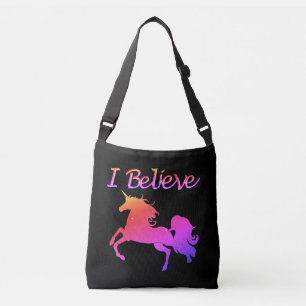 I Believe in Unicorns Crossbody Bag