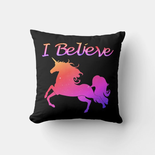 I Believe in Unicorns Cushion (Front)