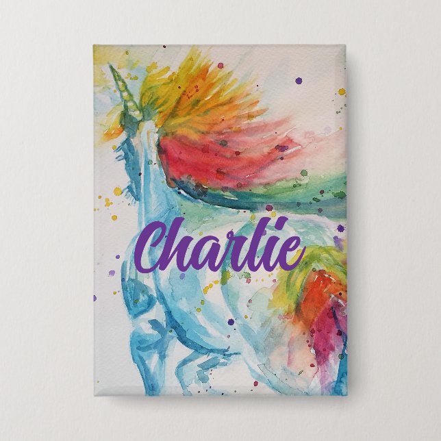 I Believe In Unicorns Rainbow Cute Girls Sticker (Front)