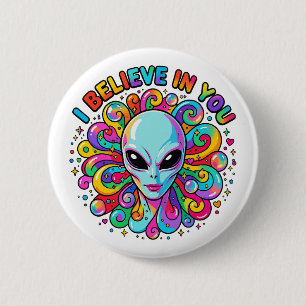I Believe In You 6 Cm Round Badge