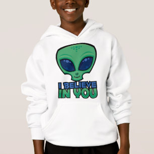 I Believe In You Friendly Cartoon Alien