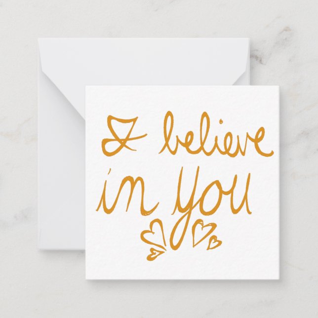 I Believe in You Valentine Card (Front)