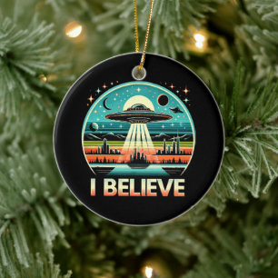 I believe - UFO Ceramic Ornament