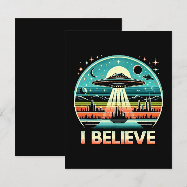 I believe - UFO RSVP Card (Front/Back)