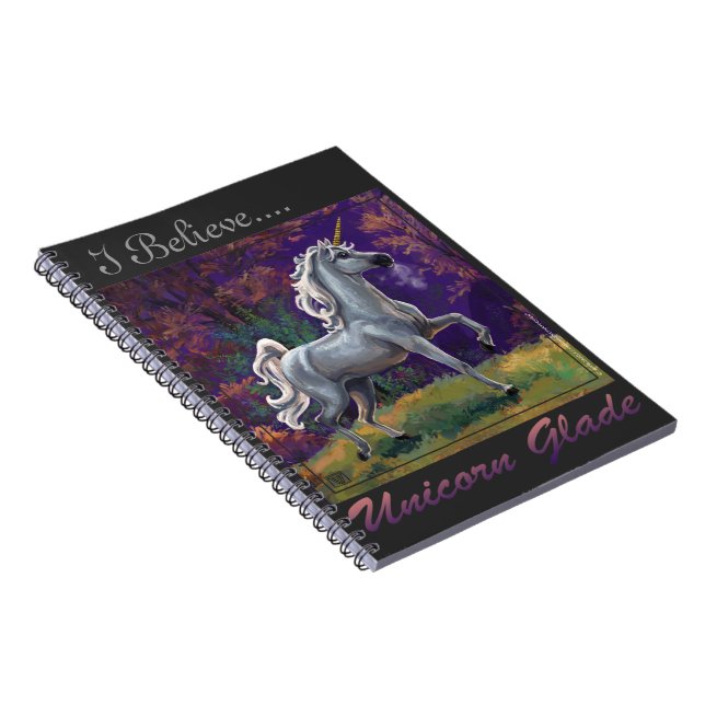 I Believe, Unicorn Glade Notebook (Right Side)