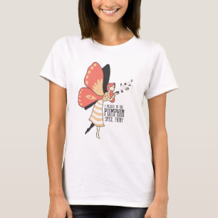 I Belive in the Pumpkin Spice Fairy Fantasy Art T-Shirt