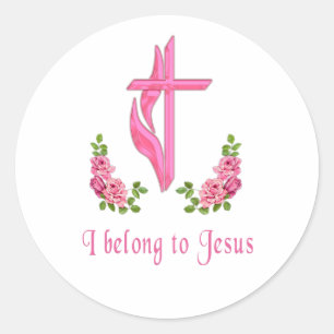 I belong to Jesus Classic Round Sticker