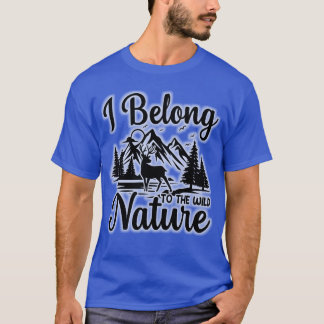 I Belongohe Wild Nature Camp Life boy T-Shirt