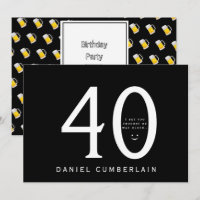I bet You Thought He Was Older Fortieth Birthday