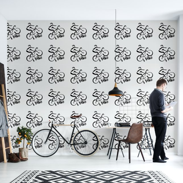 I BIKE custom colour Wallpaper (Living Room)
