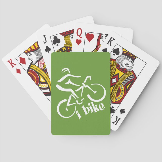 I BIKE custom playing cards (Back)