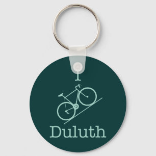 I Bike Duluth Key Ring
