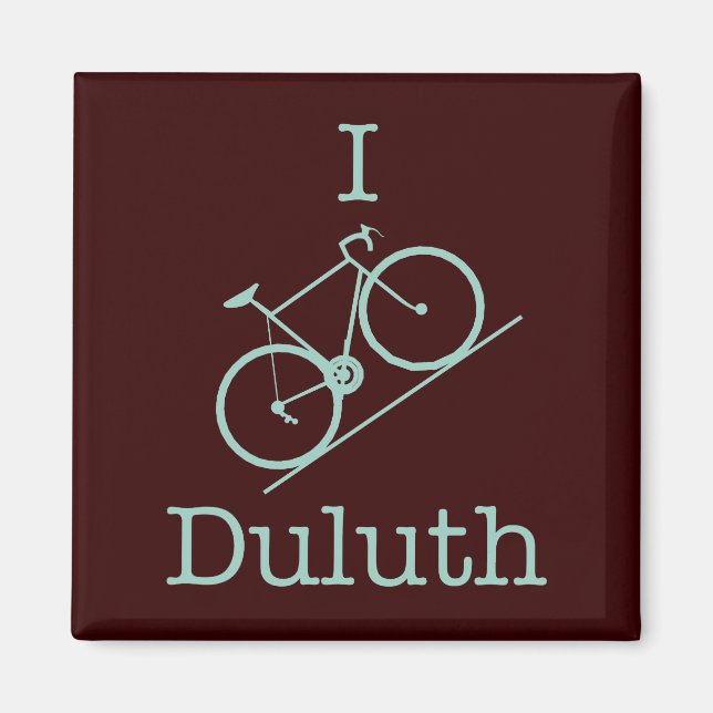 I Bike Duluth Magnet (Front)