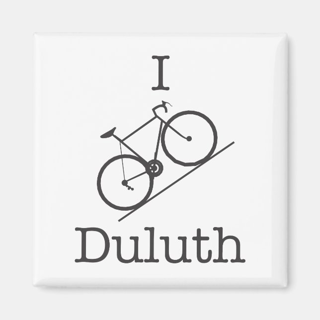 I Bike Duluth Magnet (Front)