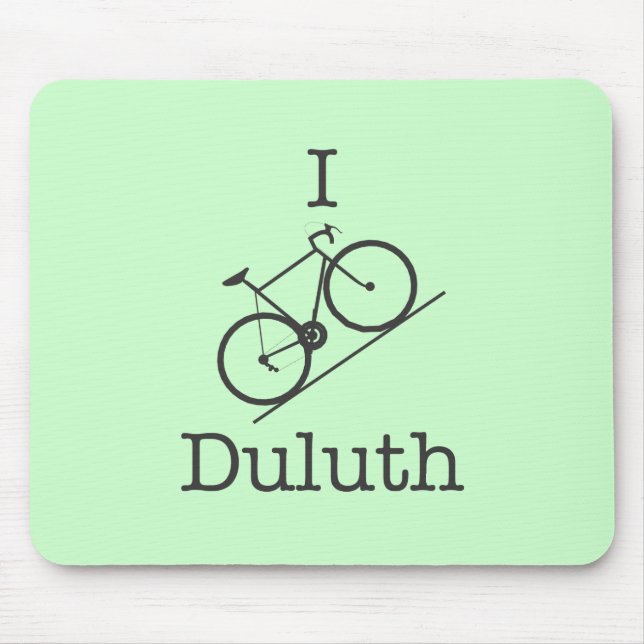 I Bike Duluth Mouse Pad (Front)