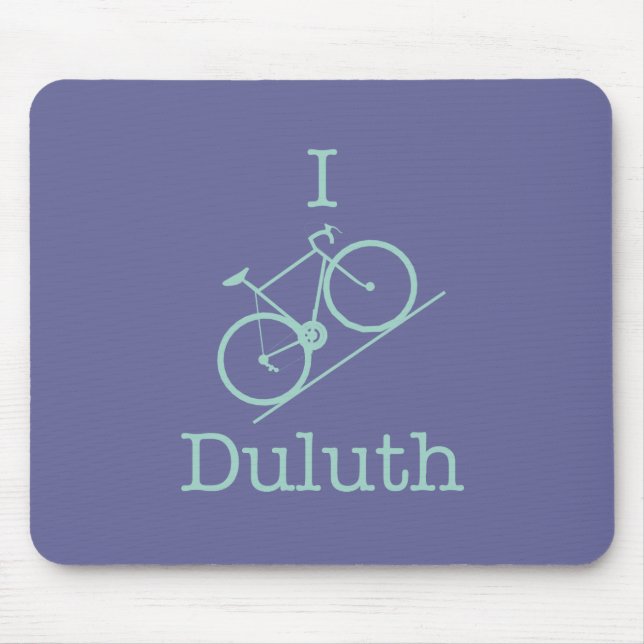 I Bike Duluth Mouse Pad (Front)