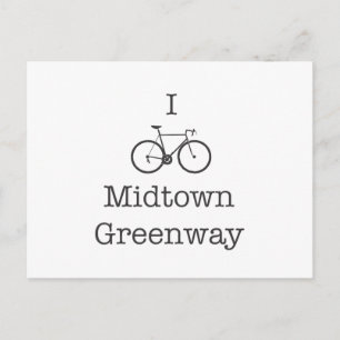 I Bike Midtown Greenway Postcard