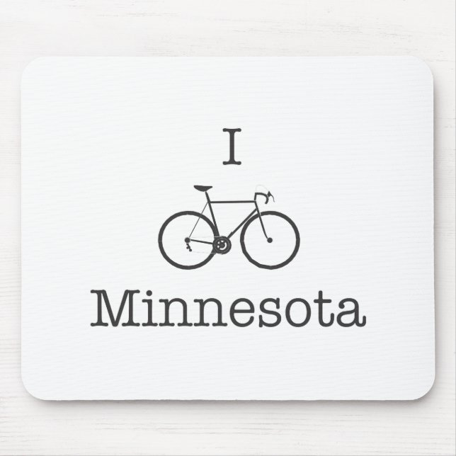 I Bike Minnesota Mouse Pad (Front)