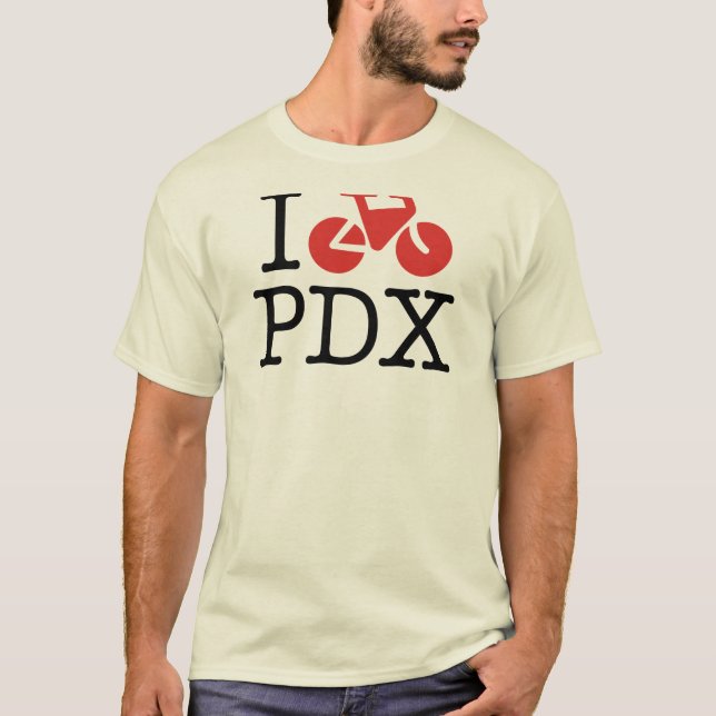 I Bike Portland T-Shirt (Front)