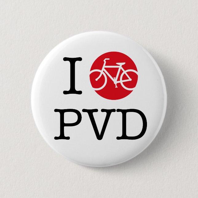 "I Bike Providence" Button (Front)