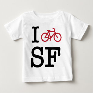 I bike SF (custom SF biking) Baby T-Shirt