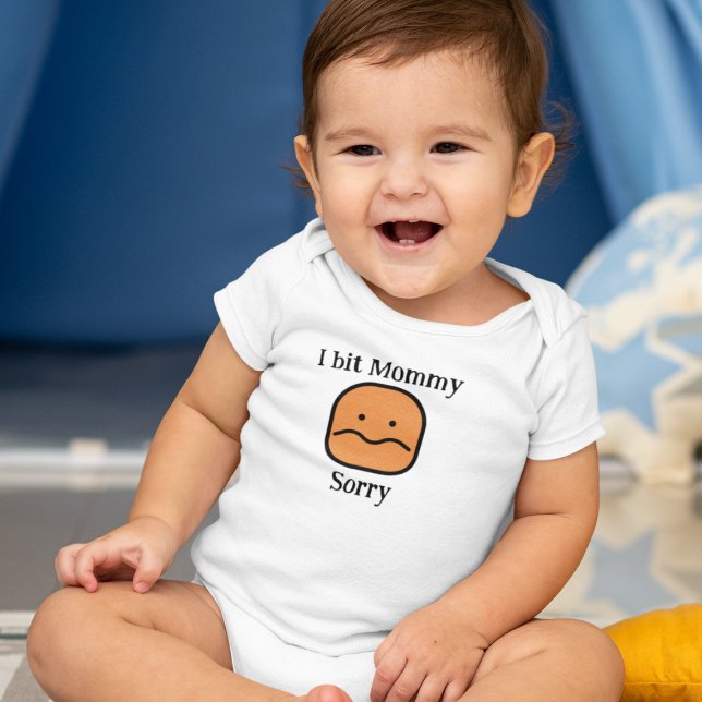 I Bit Mummy  Baby Bodysuit (Creator Uploaded)