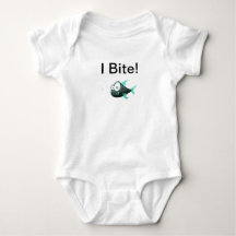 I Bite infant tee pirahna