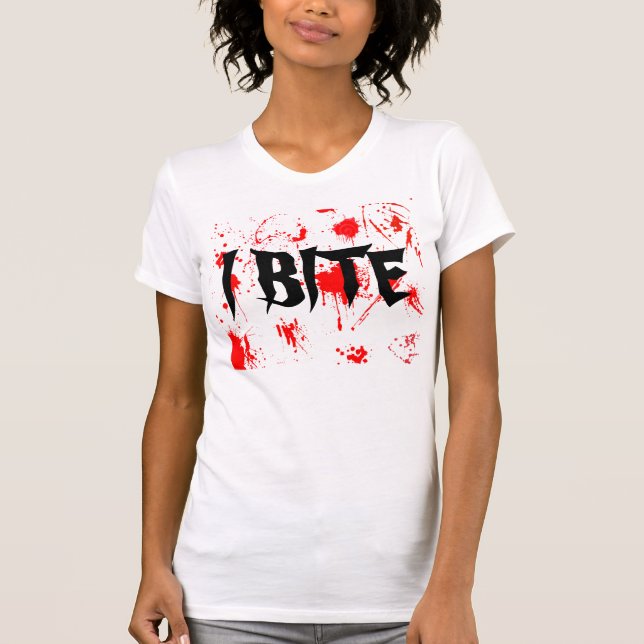 I BITE (VAMPIRES) T-Shirt (Front)