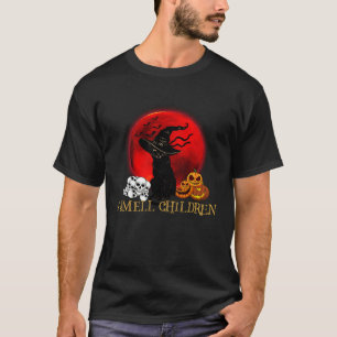 I Black Cat Smell Children Halloween T-Shirt