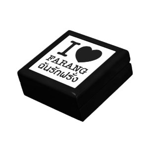 I Black Heart (Love) Farang Gift Box