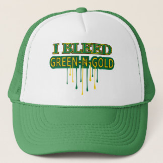 I Bleed Green 'n Gold Trucker Hat