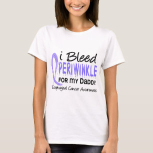 I Bleed Periwinkle For My Daddy Oesophageal Cancer T-Shirt
