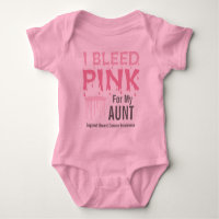 I Bleed Pink For My Aunt Breast Cancer Awareness