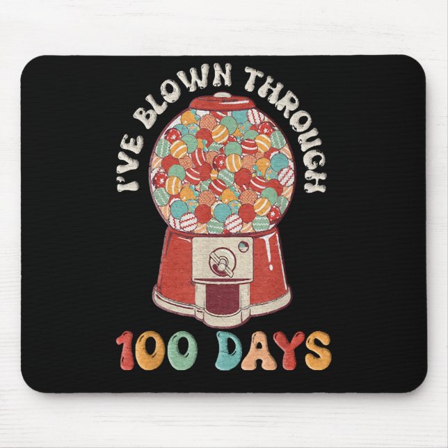 I Blown Through 100 Days Mouse Pad (Front)