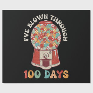 I Blown Through 100 Days Wrapping Paper