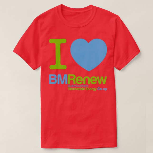 I BMRenew T-Shirt (Design Front)