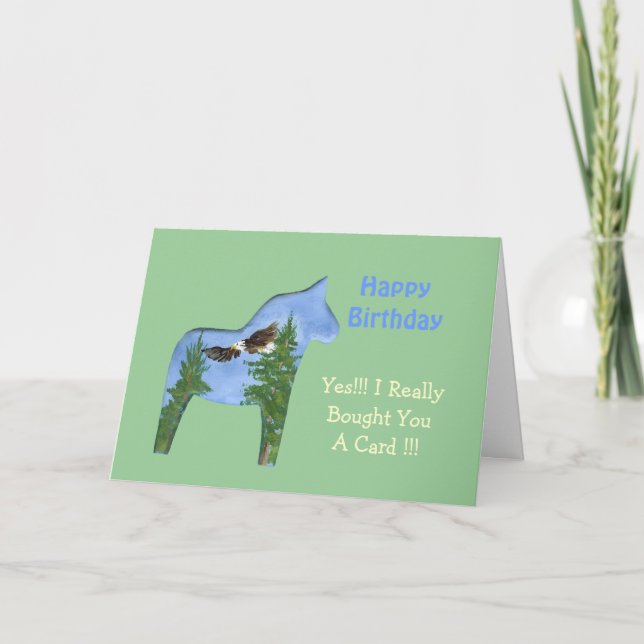 I bought you a Birthday card (Front)