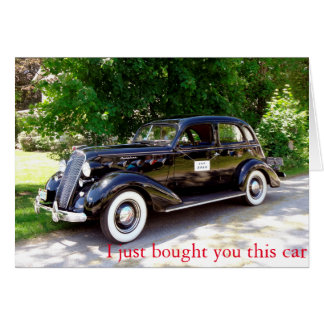 I bought you this card