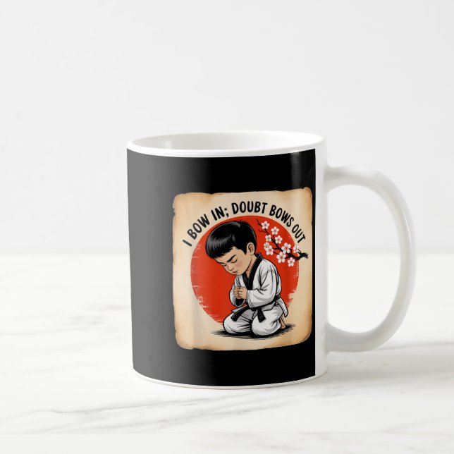 I Bow in Doubt Bows Out Coffee Mug (Right)